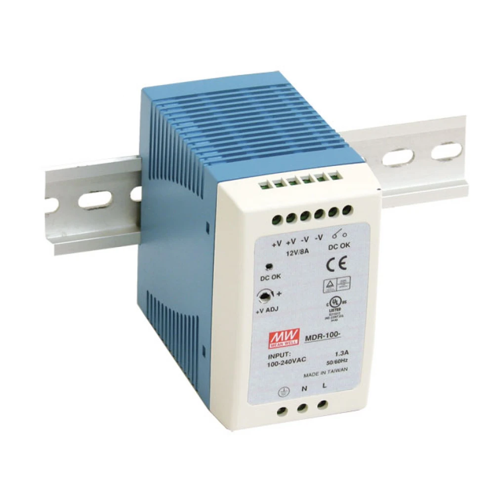 90W Τροφοδοτικό Ράγας 12V 7.5A MeanWell