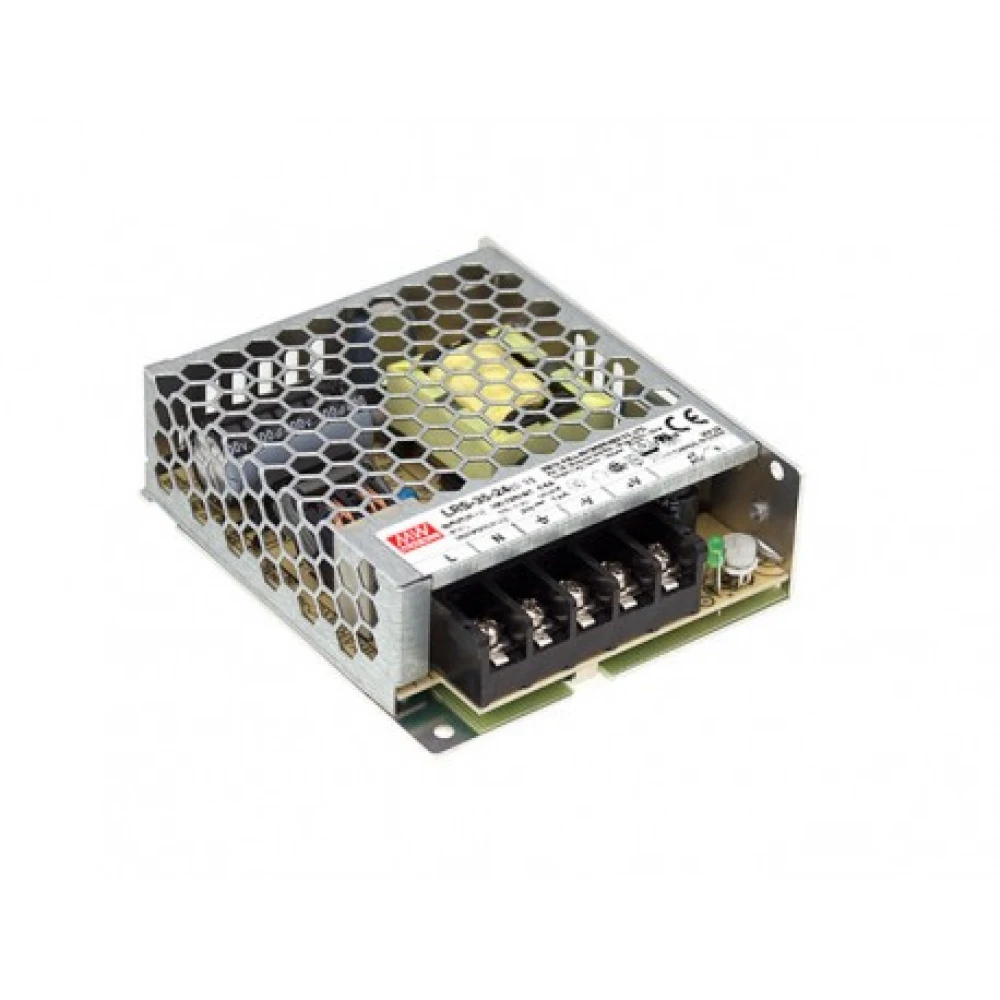 36W Τροφοδοτικό LED Power Supply 24V 1.5A Metal MeanWell