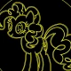 LED Φωτιστικό Χαραγμένο Plexiglass Με Σχέδιο My Little Pony Με Διακόπτη ON/OFF Plexi