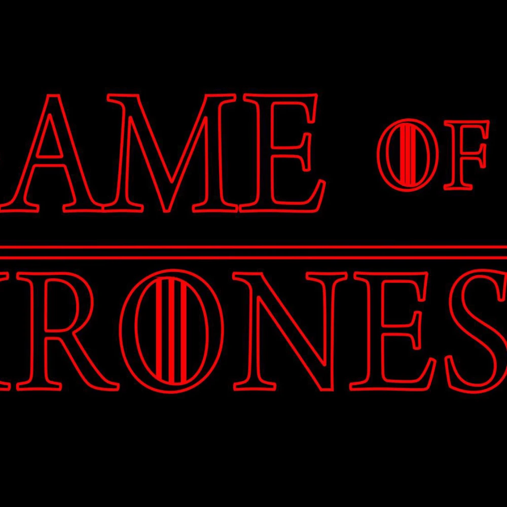 LED Φωτιστικό Χαραγμένο Plexiglass Με Σχέδιο Game Of Thrones Με Διακόπτη ON/OFF Plexi
