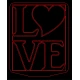 LED Φωτιστικό Χαραγμένο Plexiglass Με Σχέδιο Love Με Διακόπτη ON/OFF Plexi