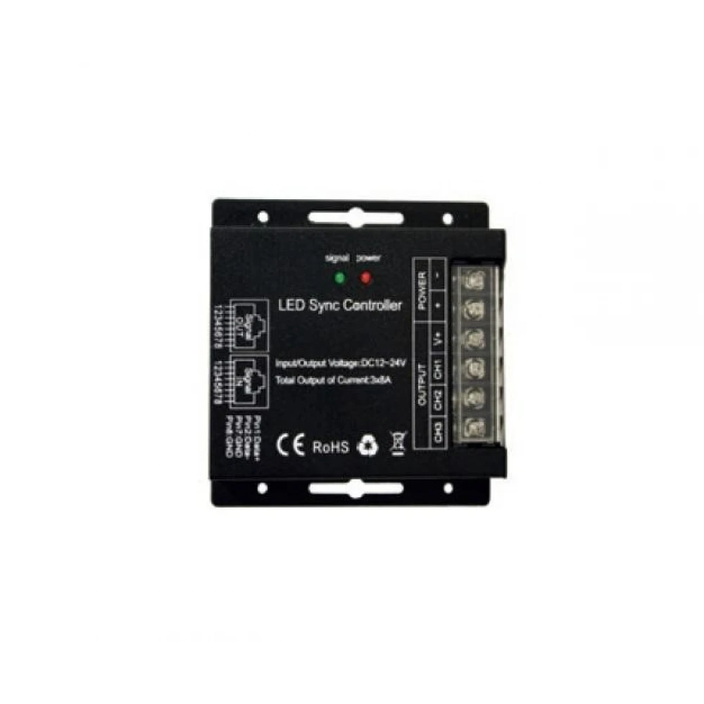 Δέκτης 24A Για LED RGB Ταινίες Με Ασύρματο Σύστημα Dimming ACA