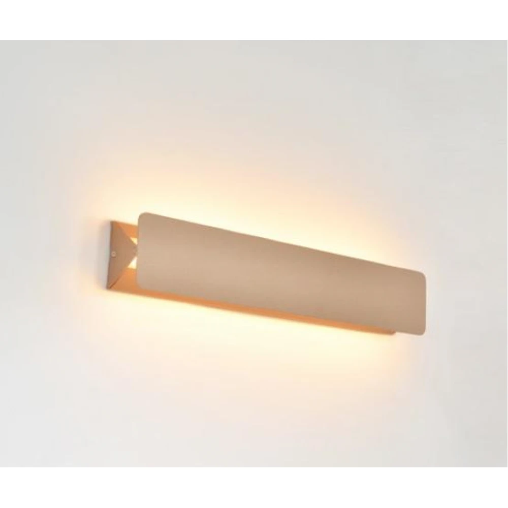 LED Επίτοιχο Φωτιστικό Από Αλουμίνιο 15W Σε Σκούρο Χρυσό Χρώμα ACA