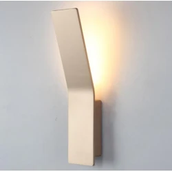 LED Επίτοιχο Φωτιστικό Από Αλουμίνιο 6W Σε Σκούρο Χρυσό Χρώμα H:340 ACA