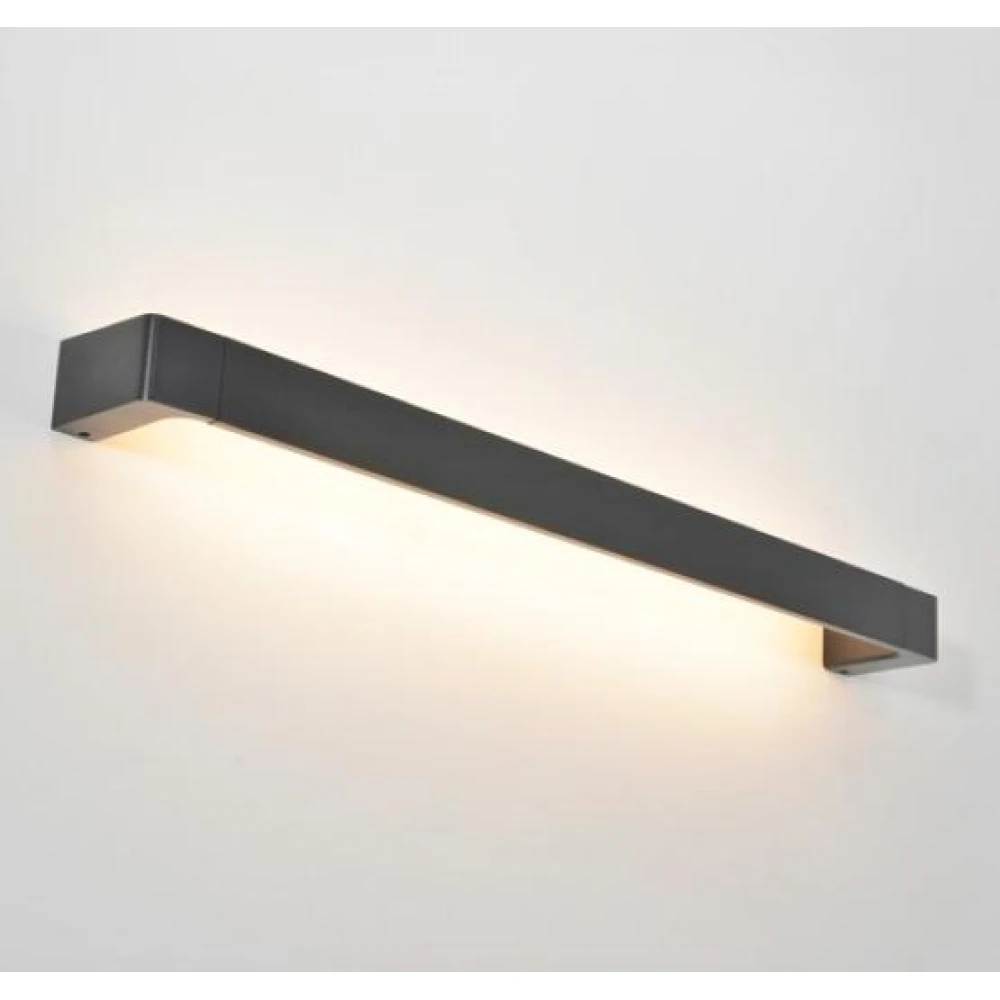 LED Επίτοιχο Φωτιστικό Από Αλουμίνιο 18W Σε Μαύρο Χρώμα ACA