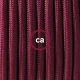 Στρόγγυλο Υφασμάτινο Καλώδιο RM19 - Μπορντό Creative Cables