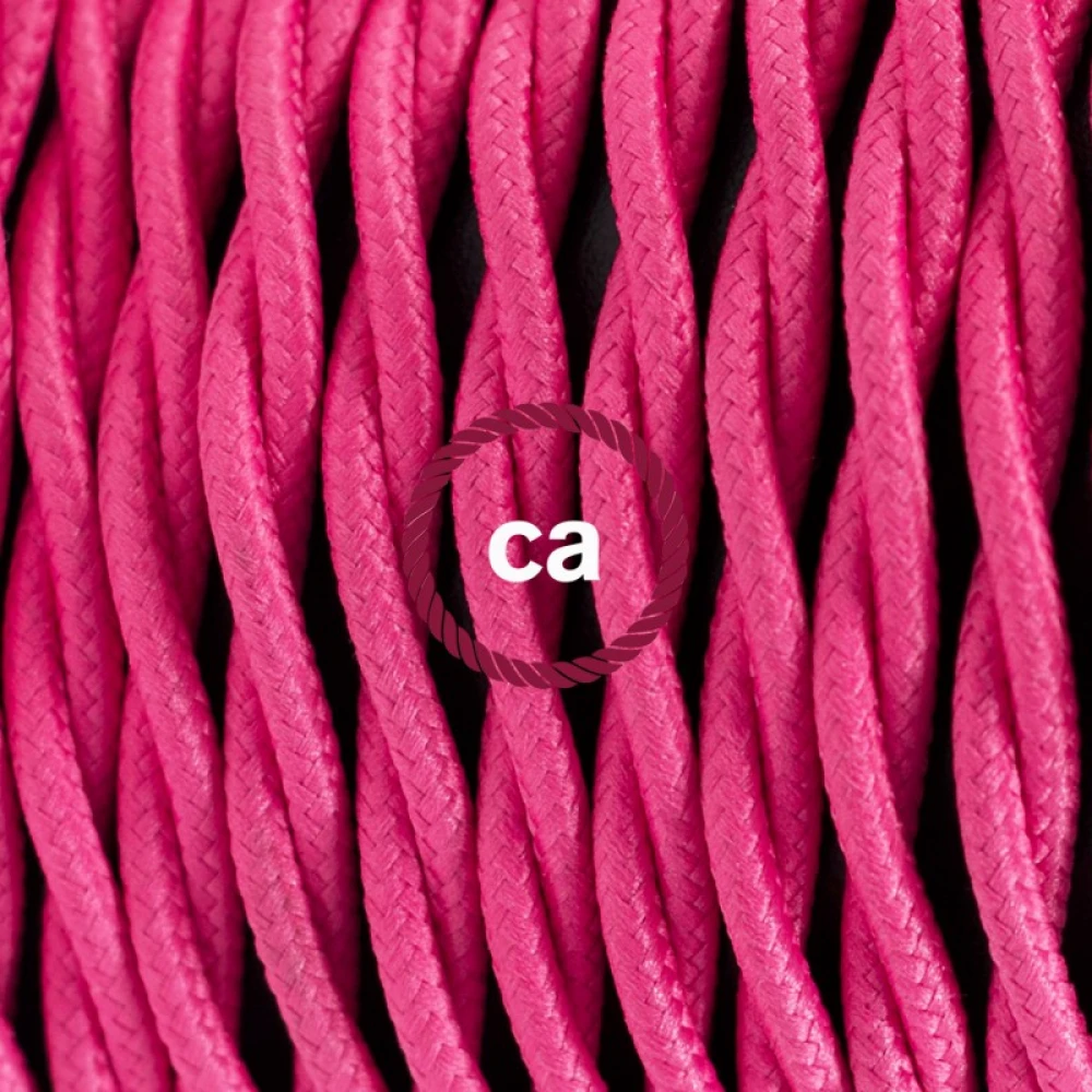 Στριφτό Υφασμάτινο Καλώδιο TM08 - Φούξια Creative Cables