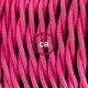 Στριφτό Υφασμάτινο Καλώδιο TM08 - Φούξια Creative Cables