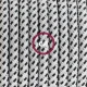 Στρογγυλό Υφασμάτινο Καλώδιο με 3D εφέ Stracciatella RT14 Creative Cables