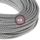 Στρογγυλό Υφασμάτινο Καλώδιο με 3D εφέ Stracciatella RT14 Creative Cables