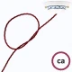 Στριφτό Υφασμάτινο Καλώδιο TM19 - Μπορντό Creative Cables