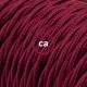 Στριφτό Υφασμάτινο Καλώδιο TM19 - Μπορντό Creative Cables