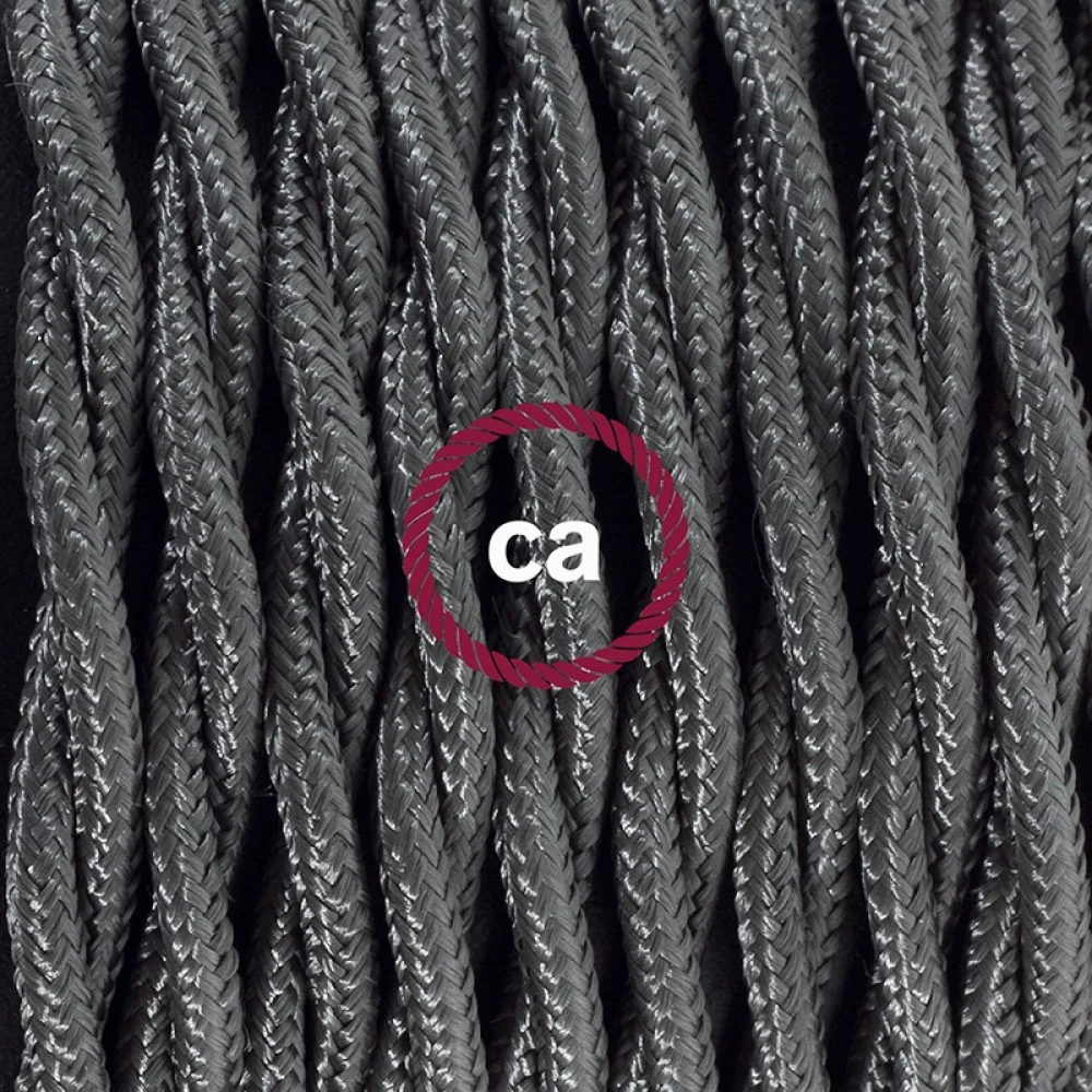 Στριφτό Υφασμάτινο Καλώδιο TM26 - Γραφίτης Creative Cables