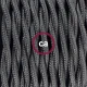 Στριφτό Υφασμάτινο Καλώδιο TM26 - Γραφίτης Creative Cables