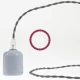 Στριφτό Υφασμάτινο Καλώδιο TM26 - Γραφίτης Creative Cables