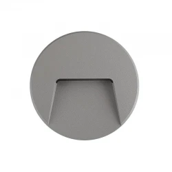 LED Φωτιστικό Τοίχου Slim 3W IP65 Σε Γκρί Eurolamp
