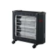Θερμάστρα Χαλαζία Turbo 2400W Με Ανεμιστήρα Και Υγραντήρα Μαύρο - Eurolamp