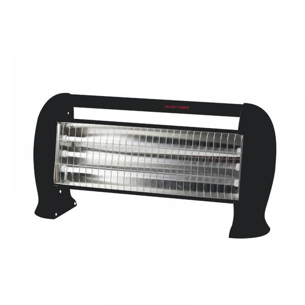 Θερμάστρα Χαλαζία 1200W Μαύρο - Eurolamp 