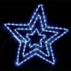 LED Φωτοσωλήνας Τριπλό Αστέρι Με Πρόγραμμα Αδιάβροχος IP44 Λευκό 60x60 Magic Christmas
