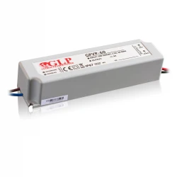 Αδιάβροχο 60W Πλαστικό Τροφοδοτικό 12V IP67 GPVP-60 GLP