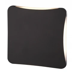 LED Απλίκα Εξωτερικού Χώρου σε Σκούρο Γκρι 16cm IP65 12W 3000K Flat - LUCIDO