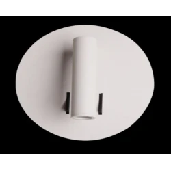 Led Απλίκα Με Blacklight Και Δυνατότητα Περιστροφής Του Σποτ  3W+6W 230V IP20 15cm Albergo3 LUCIDO