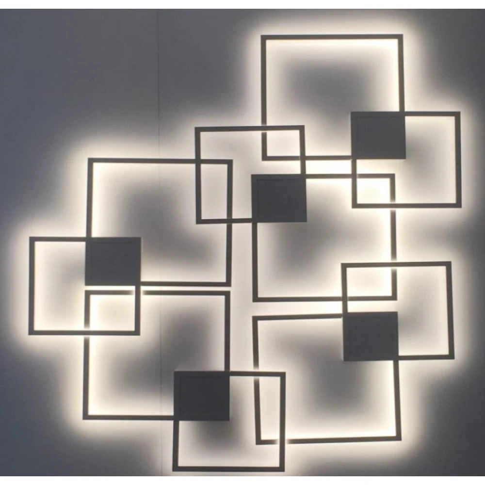 Led Φωτιστικό Αρχιτεκτονικού Χώρου 45W 4500Lm 3000K,  FAIR n' SQUARE LUCIDO