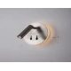 Led Απλίκα Με Blacklight Και Δυνατότητα Περιστροφής Του Σποτ  3W+6W 230V IP20 15cm Albergo3 LUCIDO
