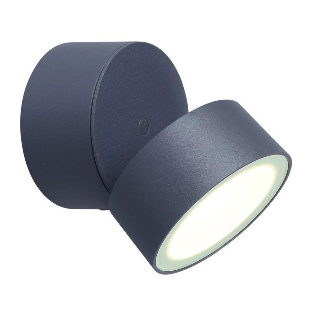 LED Επιτοίχιο Φωτιστικό 11W Σε Ανθρακί Χρώμα IP54 TRUMPET LUTEC