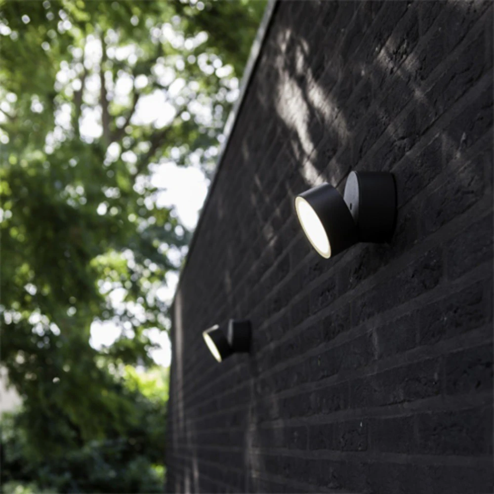 LED Επιτοίχιο Φωτιστικό 11W Σε Ανθρακί Χρώμα IP54 TRUMPET LUTEC