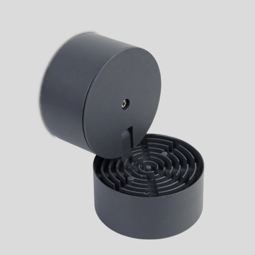 LED Επιτοίχιο Φωτιστικό 11W Σε Ανθρακί Χρώμα IP54 TRUMPET LUTEC