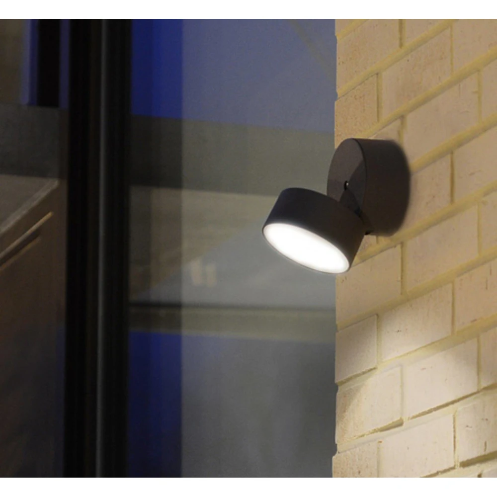 LED Επιτοίχιο Φωτιστικό 11W Σε Ανθρακί Χρώμα IP54 TRUMPET LUTEC