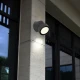 LED Επιτοίχιο Φωτιστικό 11W Σε Ανθρακί Χρώμα IP54 TRUMPET LUTEC