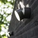 LED Επιτοίχιο Φωτιστικό 11W Σε Ανθρακί Χρώμα IP54 TRUMPET LUTEC