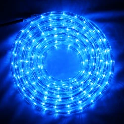 LED Φωτοσωλήνας Μονοκάναλος 10Μ Αδιάβροχος IP44 Μπλε Magic Christmas