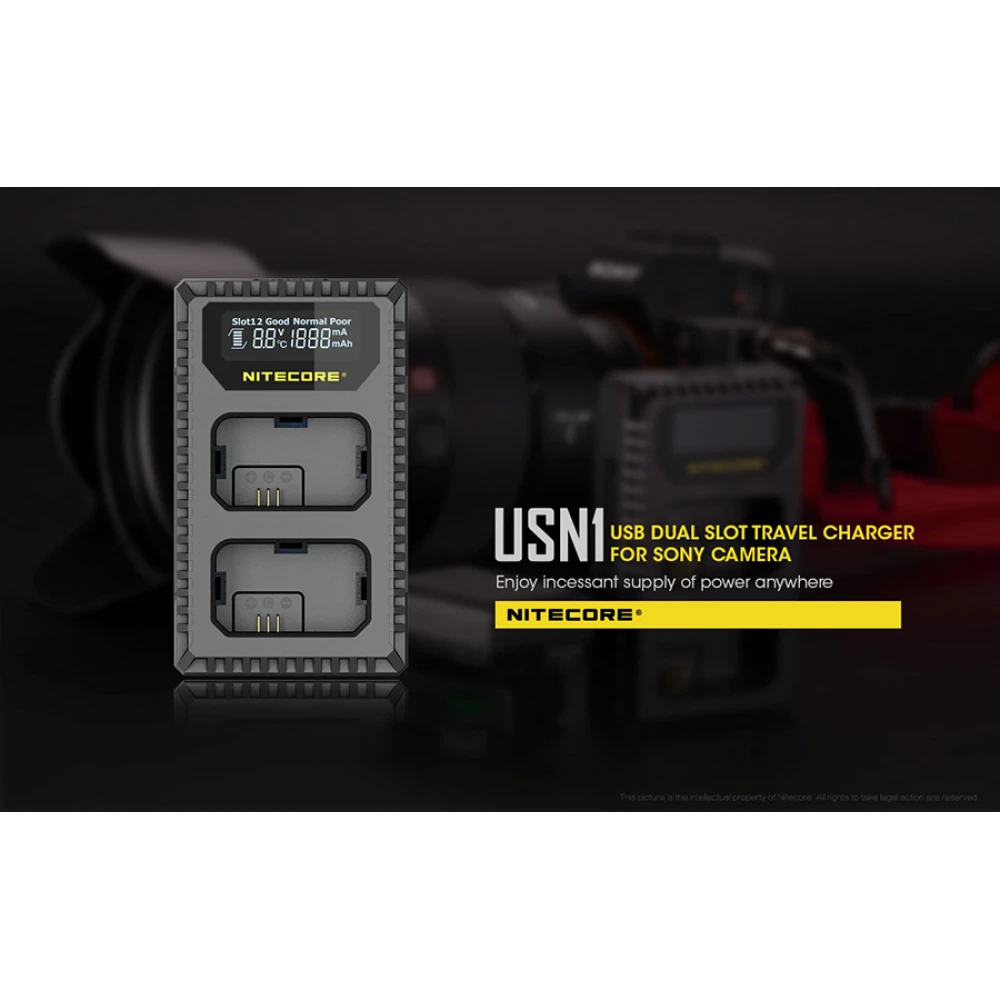 Φορτιστής NITECORE USN1 για SONY