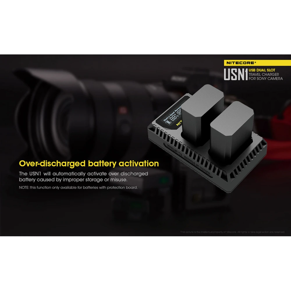 Φορτιστής NITECORE USN1 για SONY