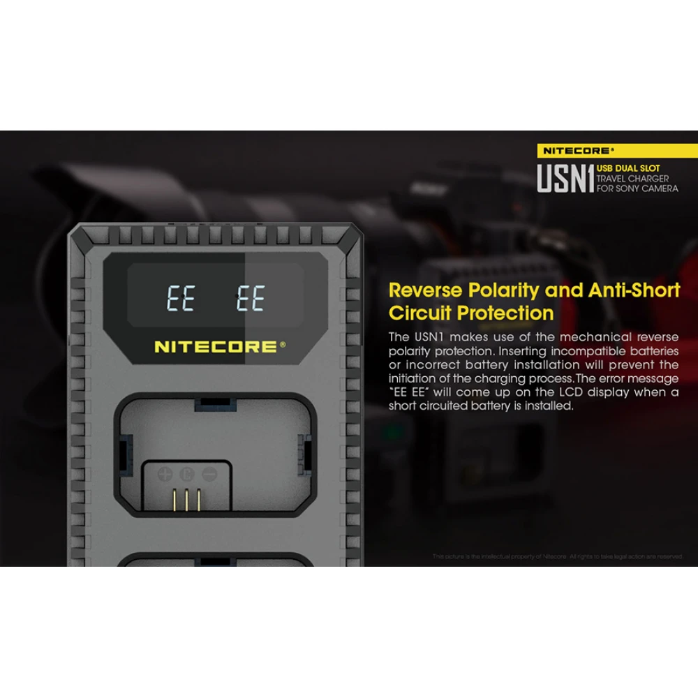 Φορτιστής NITECORE USN1 για SONY