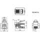 Τηλεφωνικό Φις 6P4C YH6-604 (SS320) 100τμχ TOP ELECTRONIC