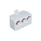 Τηλεφωνικό Adaptor Αρσενικό/Θηλυκό 6P4C X3 T201-04 (304) TOP ELECTRONIC