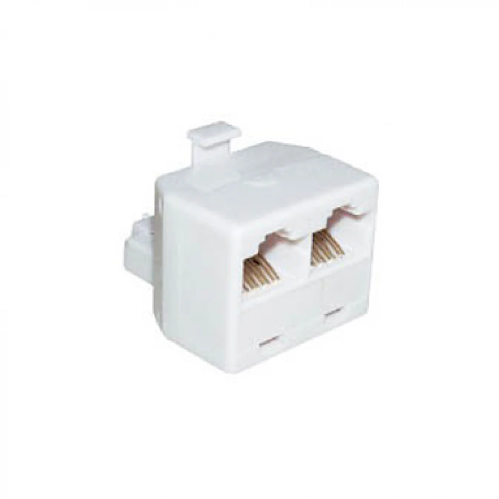 Τηλεφωνικό Adaptor Αρσενικό/Θηλυκό 6P4C X2 T201-02 (302) TOP ELECTRONIC