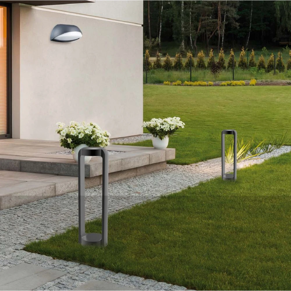 LED 13W Εξωτερικός Στήλος Κήπου Αλουμινίου Με Σκιάδιο Από PC H500 Jason VIOKEF - LED 13W Εξωτερικός Στήλος Κήπου Αλουμινίου Με Σκιάδιο Από PC H500 JasonLED 13W1040Lm3000KΑδιάβροχο IP65Διαστάσεις: 120x150x500 mm