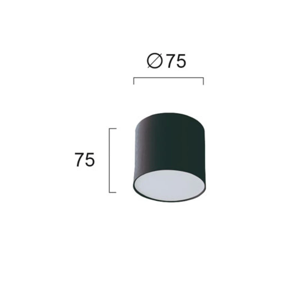 LED 7W Σποτ Οροφής Σε Λευκό Χρώμα Η:75 Jaxon VIOKEF