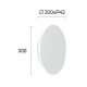 LED Επιτοίχιο Φωτιστικό Μεταλλικό Τσιμέντο 9W Ø300 KYKLOS VIOKEF