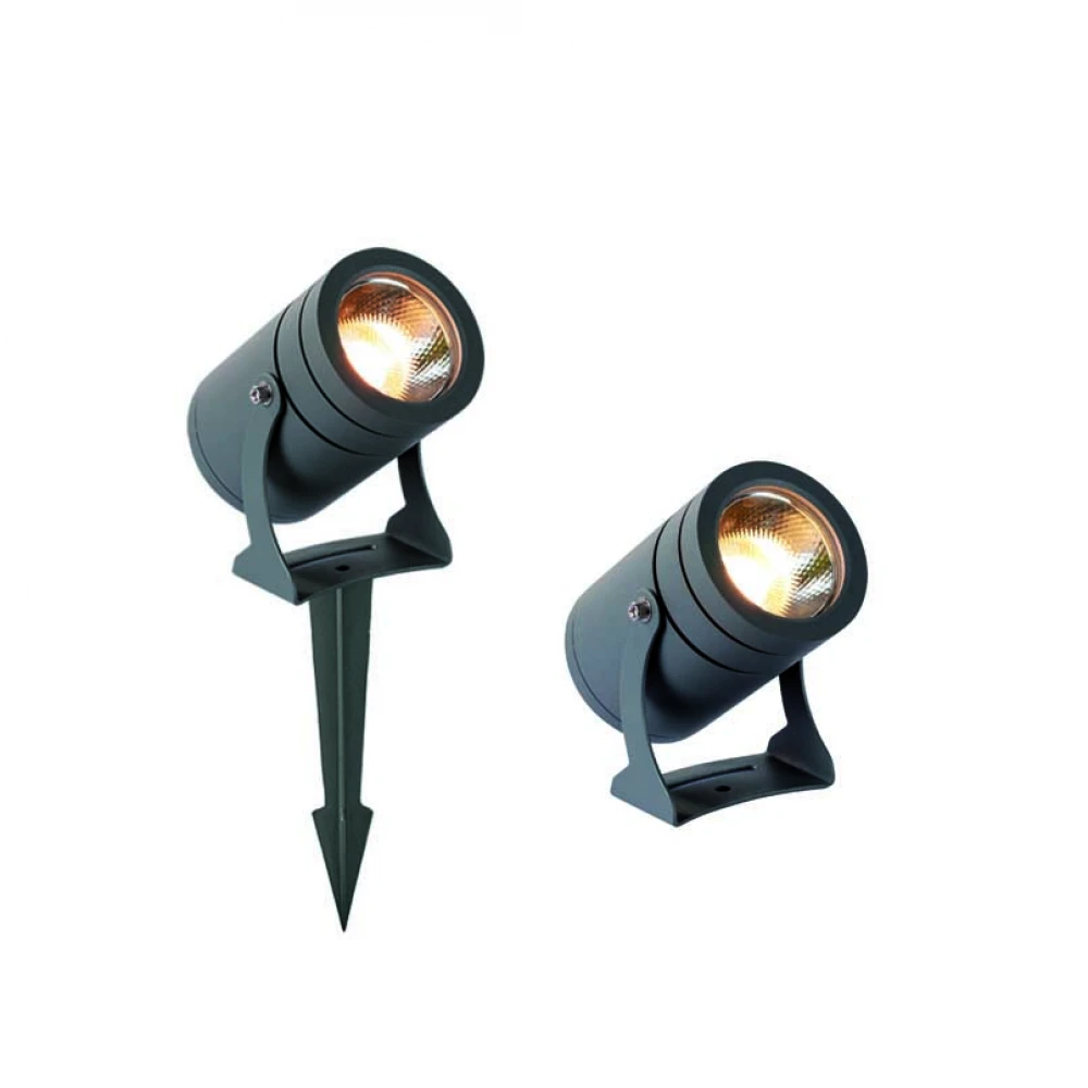 LED 12W Εξωτερικός Προβολέας Αλουμινίου Σε Ανθρακί IP65 25° Maris VIOKEF