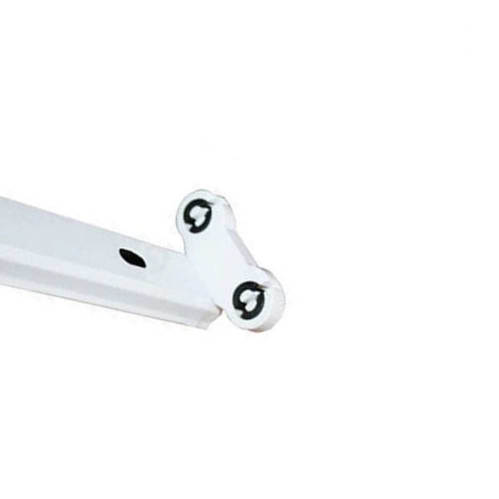 Φωτιστικό Κενό Slim Για LED TUBE 2x0.60m EUROLAMP
