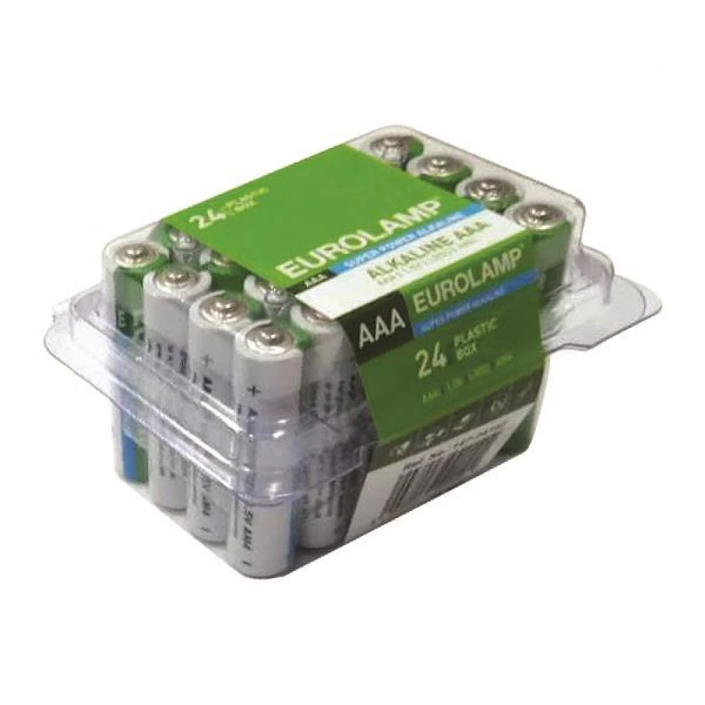 Μπαταρία Αλκαλική 24 Τεμαχίων 1,5 V ΑΑΑ LR03 Eurolamp