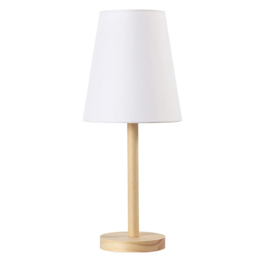 Πορτατίφ Ξύλινο Σε Δύο Αποχρώσεις Ξύλου Και Καπέλων 1x E14 max 40W ACA