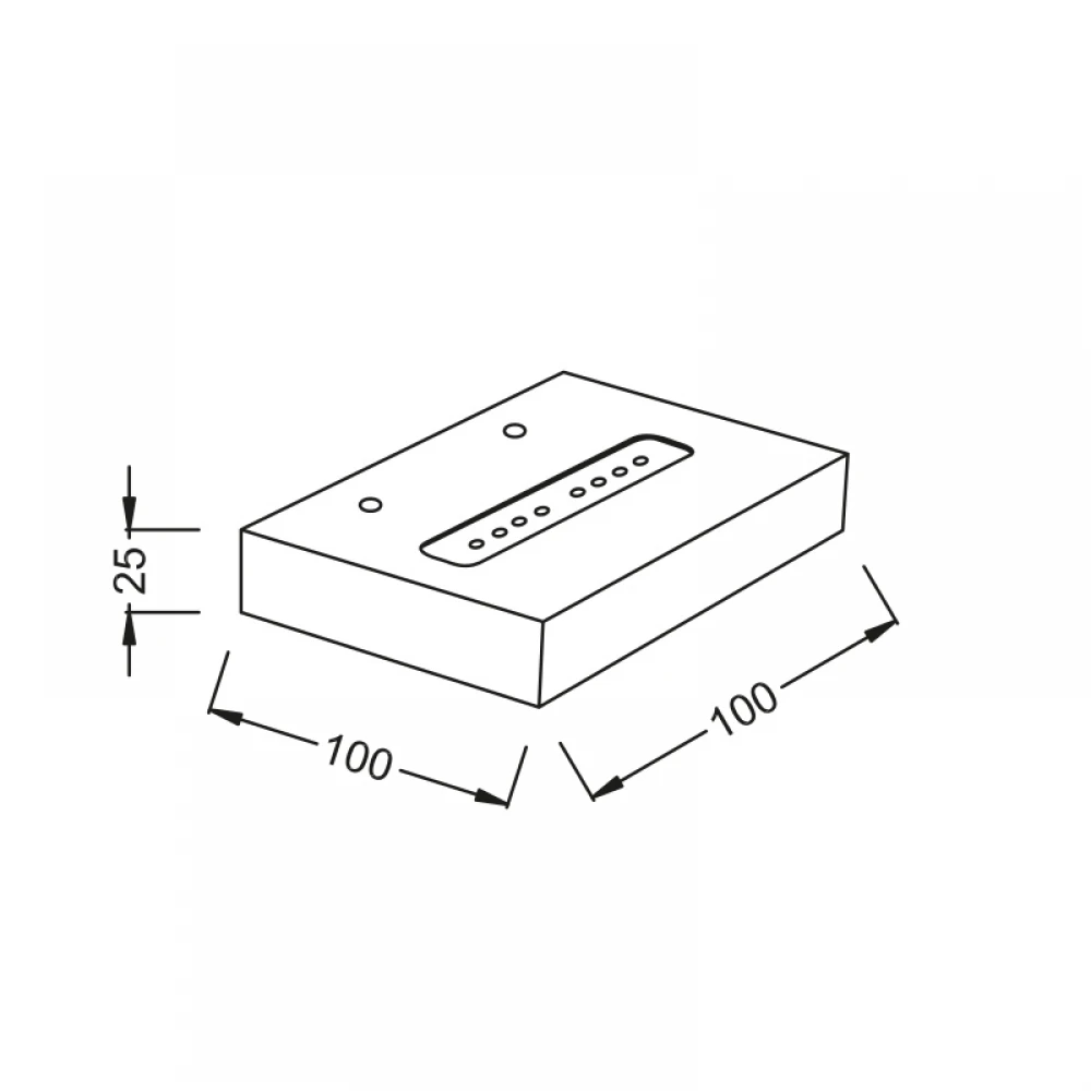 LED Απλίκα Λευκή Αλουμινίου Άνω Ή Κάτω Φωτισμού 100mm 4W 330lm 120° SHELF Aca