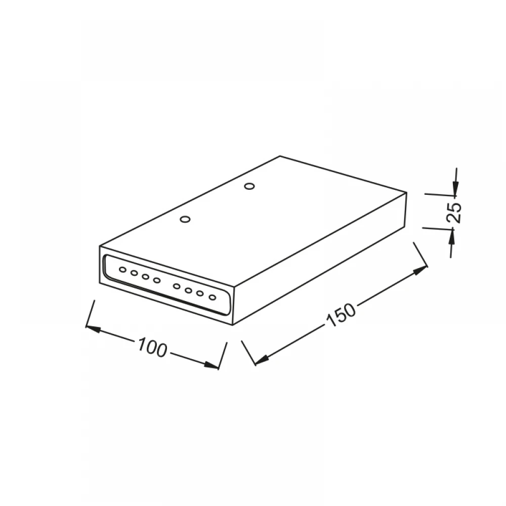 LED Απλίκα Λευκή Αλουμινίου Πλάγιου Φωτισμού 150mm 4W 330lm 120° SHELF Aca